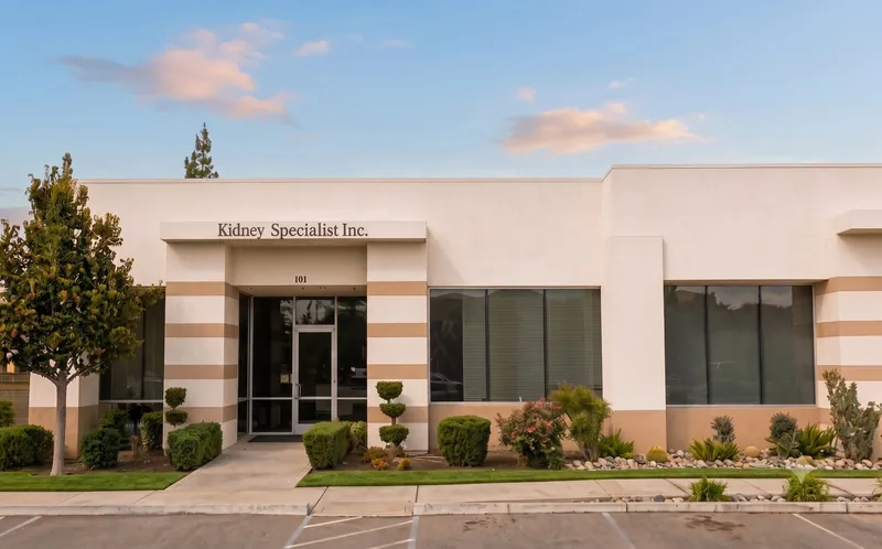 The Kidney Specialist Inc. office at 451 E Almond Ave, Suite 101, in Madera