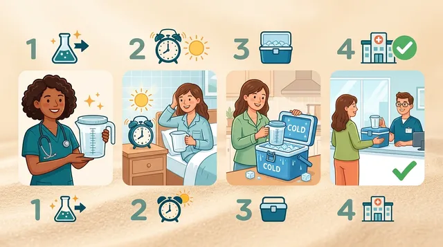 24 hour urine collection step by step lab guide